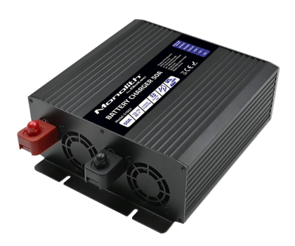 Akcesoria Foto QOLTEC Inteligenta Ładwarka Monolith LiFePO4 AGM GEL 50A 12V